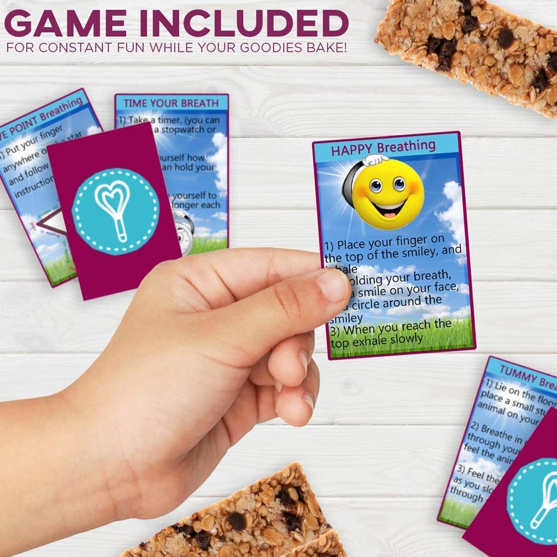 BAKETIVITY Kids Baking DIY Activity Kit - Bake Delicious Healthy Gluten Free Granola Bars with Pre-Measured Ingredients â€“ Best Gift Idea for Boys and Girls Ages 6-12 - Image 4